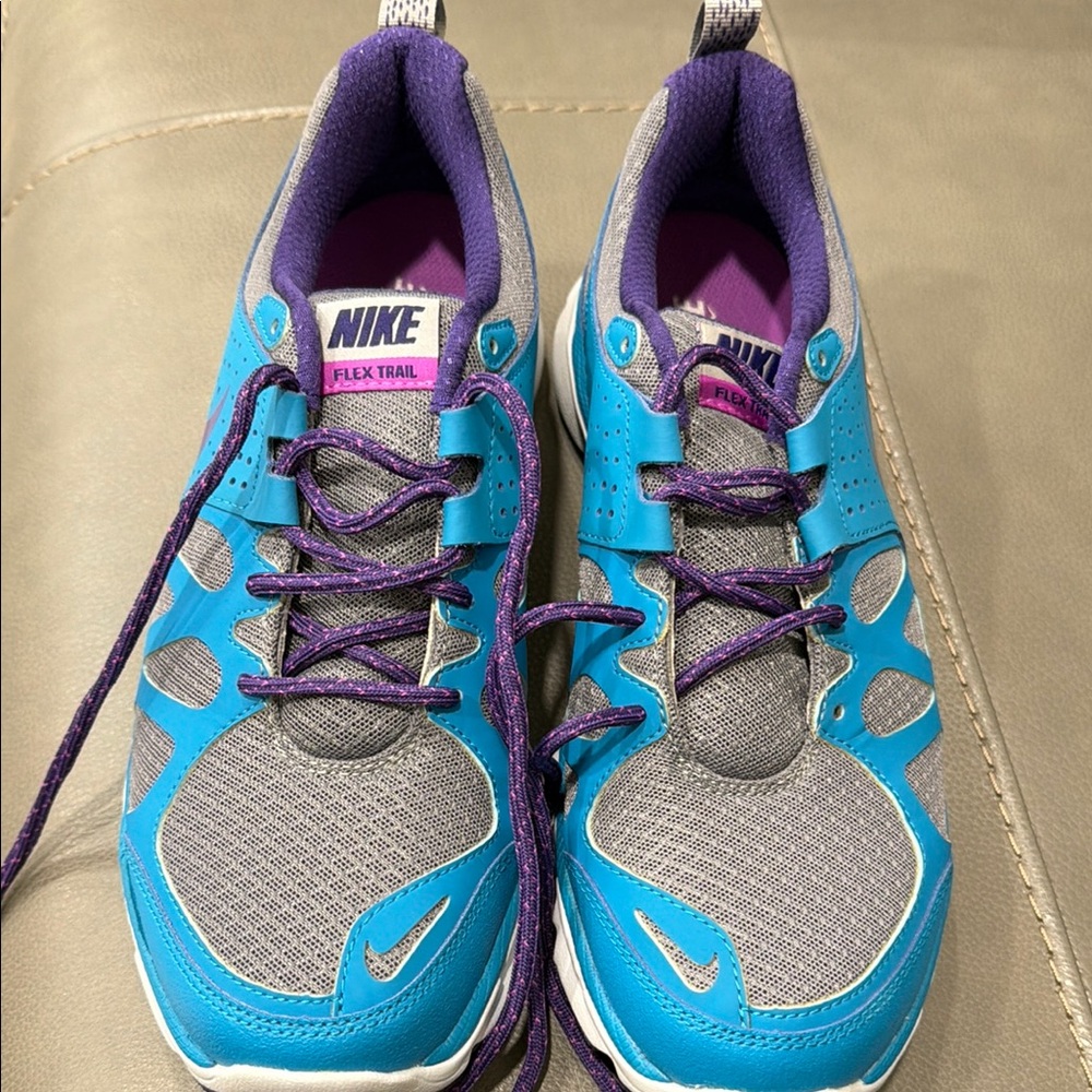 Nike Women's Athletic Shoes in Blue and Purple